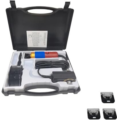 Professionnel haute puissance 200W AC électrique tondeuse for animaux de compagnie découpeuse cheval lapins chat chien tondeuse rasoir animaux toilettage tondeuse(BOX 3pcs Blades)