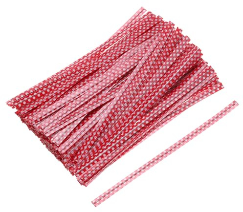 QUARKZMAN Stück Twist Cable Ties mm Twistband, Kabelbinder Tasche Krawatten Tütenclips Verschlussstreifen Bindestreifen für Tüten Backen Süßigkeit Geschenk Beutel, Lila