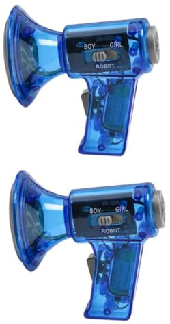 WOONEKY 2 Stücke Mädchen Spielzeug Jungen Und Mädchen Karaoke Maschinen Multi Voice Changer Effekte Handheld Lautsprecher Spielzeug