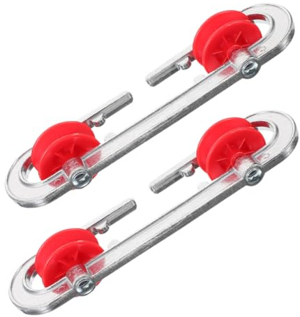 TOPBATHY 2 Separadores de Tendedero Pack de 2 Unidades Reutilizables Fácil Instalación de Aluminio y Plástico para Ropa, Ideales para Uso Interior y Exterior