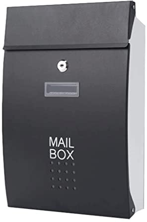 BDSHGRDH letterbox， Wall-mount Mailboxes With Lock Postbox Simple Mailbox Posts Double Door Mailboxes For Residential Villas Drop Box