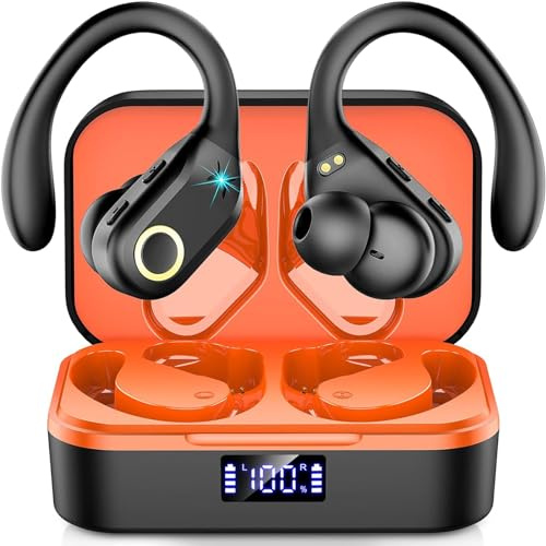 Translation Earbuds Real Time, AI translator Ear buds 143 Languages, Wireless Bluetooth Translating Earpiece with APP for Music and Calls, Over Ear Translate Headphones for Travel Business Learning