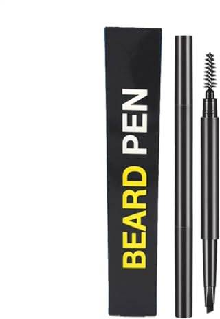 Lápiz de relleno para barba, resistencia a la decoloración, definidor de | líneas de pelo, estilismo de peluquería | barba de precisión y lápiz de bigote, herramienta de modelado de aspecto natural pa
