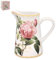The Leonardo Collection Redoute Pichet à roses Pierre-Joseph Redoute pour la maison et le bureau | Élégant pot à crème et à lait pour une utilisation multiple dans la cuisine | Pichet en céramique ou