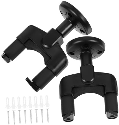 Vaguelly 2sätze Wand-gitarrenhalter Mit Gepolstertem Zum Schutz Vor Kratzern Anti-drop-schnalle Für Sichere Aufbewahrung Von Gitarre Ukulele Und Anderen Saiteninstrumenten Für