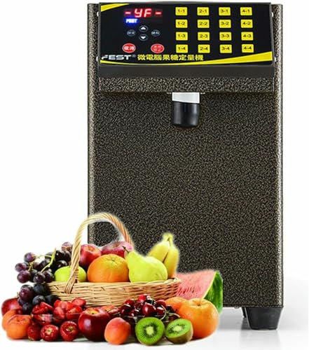 HOTAPEPU Fruiting Quantitative Machine For Commercial Use, High Capacity Syrup Dispenser Of 8.5 L, Updated, Automatic Fructose Dispenser ~/