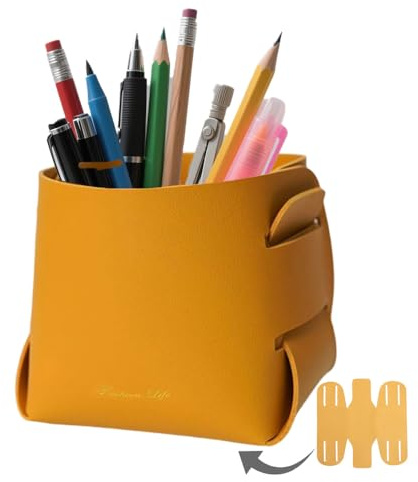 Homorro Schreibtisch Organizer Büro Make Up Stifte Office Stiftehalter Bürobedarf Zubehör Kinder Desk Schreibtischorganizer Stifthalter Pinselhalter Büromaterial Stifteköcher Stiftebecher Faltbar