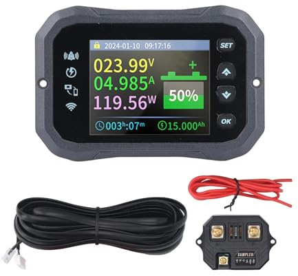 Tester della batteria, Monitoraggio remoto in tempo reale del monitor a batteria WiFi con rilevamento bidirezale, monitoraggio a multifunzale for VRLA
