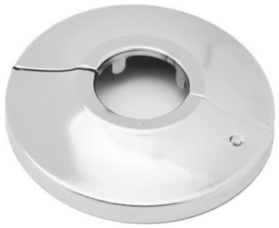 Schläfer 440612 | Rosetta Copritubo per Radiatore a Clip Apribile, Copritubo in Ottone per Termosifoni Foro 22 mm (1/2) Collare per Copertura Tubi Radiatori Caloriferi, Cromo. 2PZ.