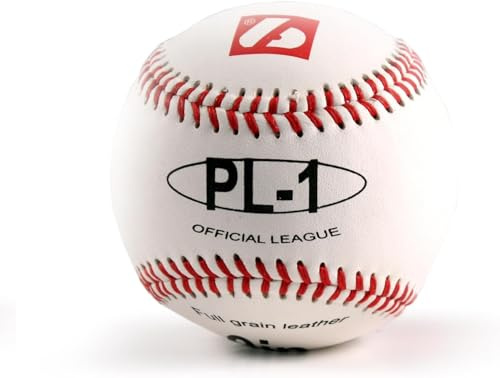 BARNETT PL-1 Match Elite Baseball, 9 Zoll, Weiß, 2 Stück