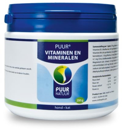 Puur Vita-min Hund/Katze (ehemals Vitamine und Mineralien) -250 g