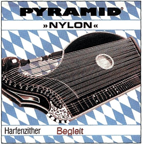 Pyramid Zither-Saiten Nylonseide mit Stahlkern. Konzert-Zither D 6. 610.106