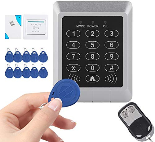 Sonew Tür Zugangskontrollsystem, Elektromagnetisches Türschloss Passwort Tür Haussicherungssystem Kit mit Zugriffstastatur / 180 kg Magnetverschluss/Dingdong Türklingel/Fernbedienung