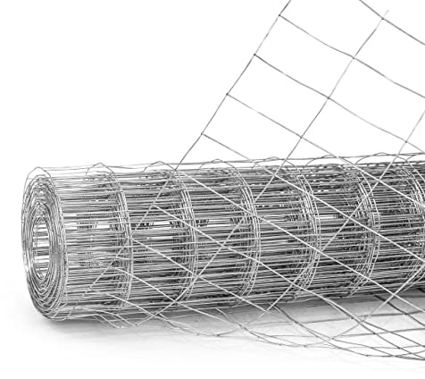 Fencer Wire 14 Gauge Galvanized Welded Wire Mesh Size 2 inch by 4 inch