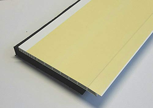 Menke Rollladendeckel Schallschutz mit Flex-Schaum & Schwerfolie 180 mm breit Rollladenkastendeckel Rollladendämmung (Tiefe 120, Länge 100 cm)