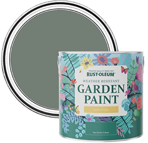 Rust-Oleum Green Mould-Resistant Garden Paint In Matt Finish - Serenity 2.5L