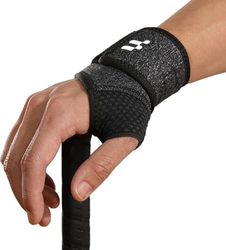 Fitomo 2 x Handgelenkbandagen mit Weicher Daumenöffnung, Bandage Handgelenk für leichte Sehnenscheidenentzündung und Verstauchungen, Verstellbare Handgelenkstütze für Sport, Arbeit und Schlaf