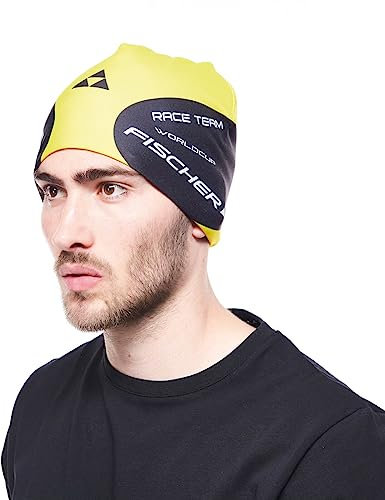 Fischer Nation Beanie Black-Yellow -