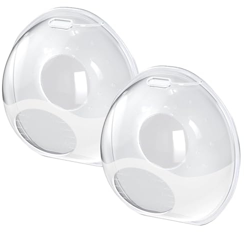 KOAHDE Milchauffangschalen,Brustschalen Set,Brustwarzenschutz Milchauffangschale,Milchauffangschalen Stillen,Stillen Milch Auffangschalen,Brustschalen Set mit Weich und Wiederverwendbar,2PC