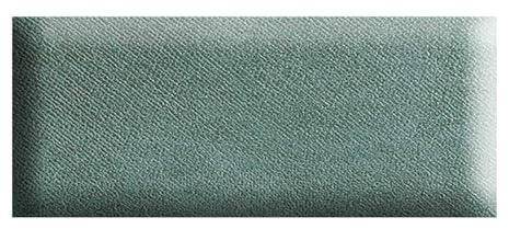 HLTQL Wandkissen Leder Selbstklebend、Gepolsterte Wandpaneele Bett、Polster Kopfteil、Wanddekoration FüR Schlafzimmer, Kinderzimmer, BüRo, Diele(#Green,25x40cm)