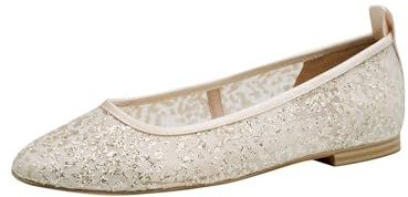 Tamaris Ballerina Damen Vegan Elegant beige,EU 41