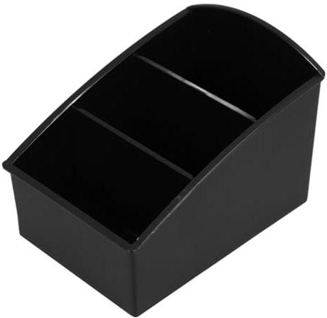 Amosfun Tea Bag Organizer Storage Box with Multi-Grid Compartments for Countertop Candy and Sugar Packet Holder Compact Tea Storage Solution
