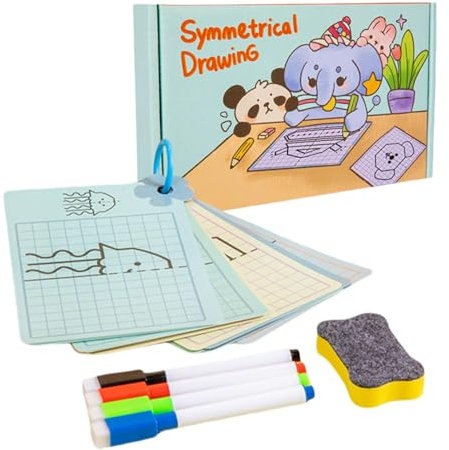Trocken abwischbares Stift-Kontrollbuch, Stift-Kontroll-Schulungsbuch - Aktivitätsbuch zur Stiftkontrolle im Vorschulalter - Lernaktivitäten im Vorschulalter, Zeichenspielzeug für Kinder ab 3 Jahren