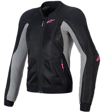 Alpinestars Stella Troop-Air Pro Damen Protektorenjacke, schwarz/grau/pink, S