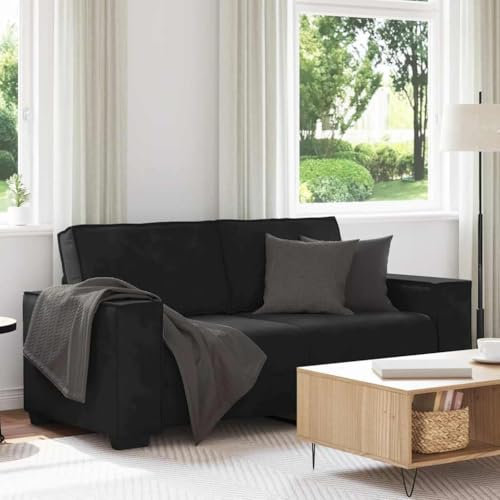 Xichuzi 2-Sitzer-Sofa Schwarz 140 cm Samt, Loungesofa, Sofas & Couches, Relaxsofa, Couch für Wohnzimmer - 4105025