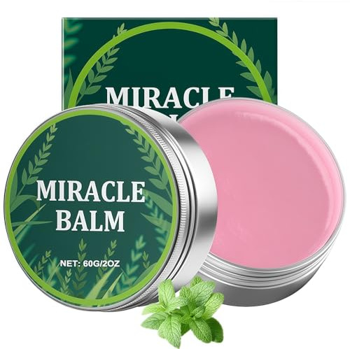 Moisturizing Miracle Balm - For Back, Legs, Feet And Hands Soothing Joint Cream. Relieve Joint Discomfort, Relax Fatigue With This Gentle Botanical Cream, Fast-Absorbing, Non-Sticky Formula