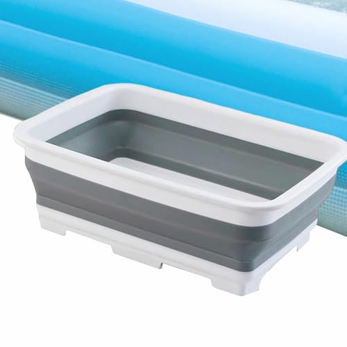 Bain de Pieds de Piscine Pliable - Grande Baignoire antidérapante - Accessoires de Natation pour et Adultes - Spa - Cour, Camping, Voyage, Pique-Nique, terrasse