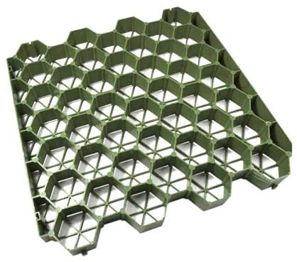 Dalles de Pavage en Plastique, grilles d'allée, grilles de Sol en Gravier, pavés de Trottoir extérieurs, for renforcer Le Sol, chemins et patios(5cm-16 Pieces)