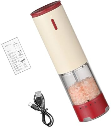Molinillo de pimienta automático con diseños ergonómicos, carcasa de ABS, fácil operación para comidas familiares y entretenido utensilio de cocina para especias
