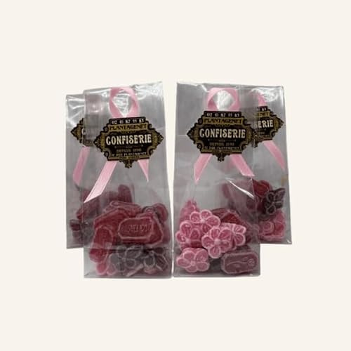 Cadeau de Bienvenue - Bonbons naturels Rose, Violette, Coquelicot x 6 | 3 parfums