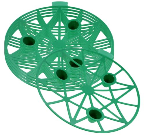 SOIMISS Support pour Plants de Pastèque Berceau de Melon PP Vert 5 Pcs, pour Framboisier et Plantes, Agriculture, Démontable et Stable