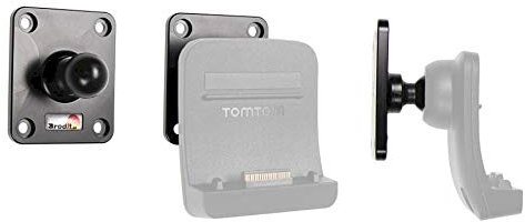 Brodit Gerätehalter 215588 | Made IN Sweden | für Navigationsgeräte - Tomtom GO 5000, GO 600, GO 610, GO 500 New Version, GO 6100 und weitere, schwarz