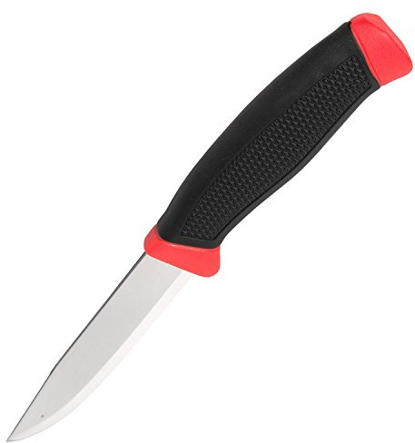 Morakniv Clipper 840 Fixed Blade Outdoor Knife with Carbon Steel Blade, 3.9-Inch , black