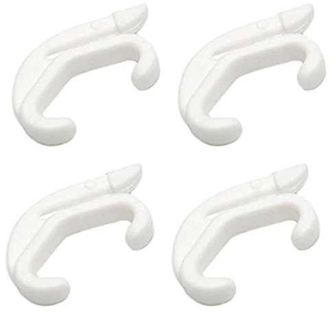 Merriway BH03645 Gardinengleiter für Swish Valance, Weiß, 50 Stück