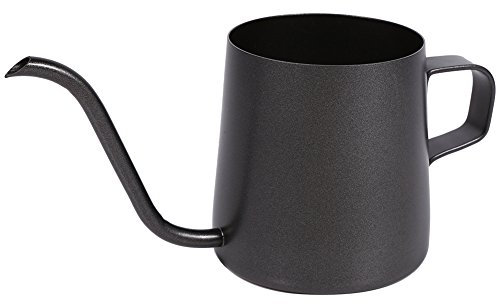 Yosoo Edelstahl Wasserkessel Aus Edelstahl Teekessel Kaffeekanne TeekanneGießen Über Kaffee Tropfenfänger Auslauf Wasserkocher (Abmessung : 250ml)
