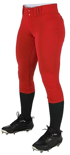 Champro kvinnors traditionella lågstigande polyester softballbyxa byxa byxa