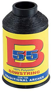 BCY Sehnengarn Dacron B55 1/4 lbs schwarz