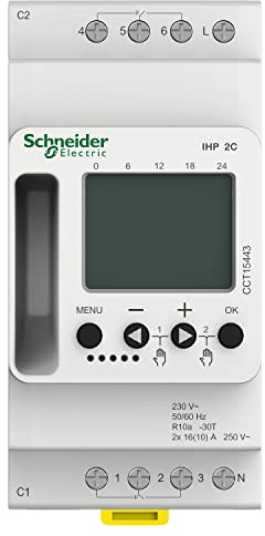 Schneider Electric - Acti9 IHP - interrupteur horaire programmable - 2 canal - CCT15443