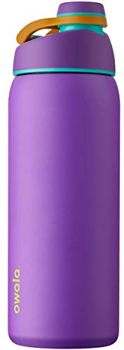 Owala Twist Edelstahl Trinkflasche mit Drehverschluss, 940ml, Hint of Grape
