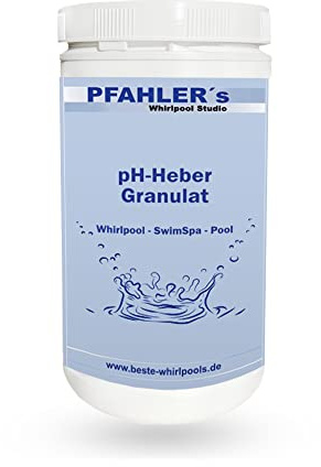 pH-Heber Granulat pH Plus Granulat pH-Hebung Pool Whirlpool Einfache Handhabung - Höchste Wirksamkeit (1 kg)