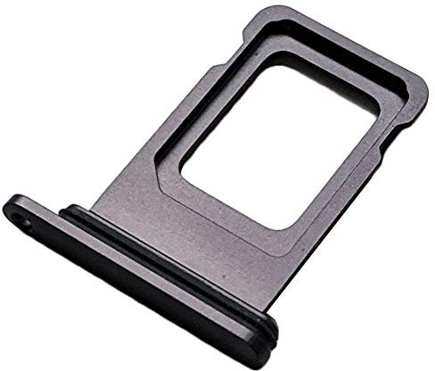 Mainhattan Mobile SIM-Kartenhalter für Apple iPhone 11 (A2221), Original Ersatzteil, Schwarz