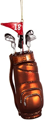 Sass & Belle Golf Clubs Shaped Bauble