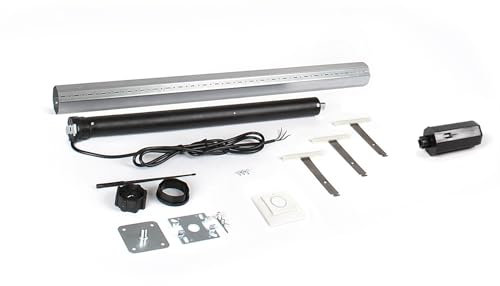 Kit completo motore tapparella con telecomando radio – 10 Nm, per tapparelle regolabili fino a 1,5 m di larghezza e 20 kg, compatibile con tutti i tipi di tapparella