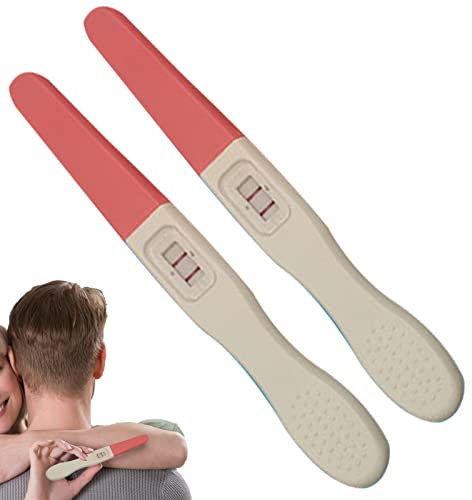 Faux test de grossesse – Test de grossesse positif, faux test de grossesse à résultat précoce, devient positif pour une blague pratique, 2 pièces