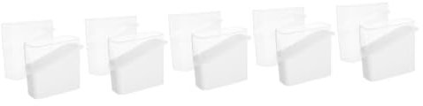 Amosfun 5sets Cheese Storage Container Slice Cheese Box Sealing Lid Fridge Holder Kitchen Supplies Butter Cases Easy to Maintain for Everyday Use 2pcs*5