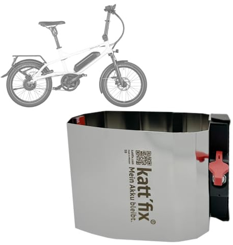 E-Bike-Akkuschloss „Kattfix“ für Riese und Müller Fahrräder, E-Bike Akku-Diebstahlsicherung (Tinker, Akkukapazität 545 Wh)